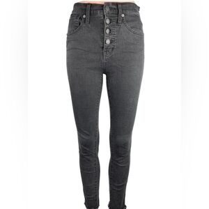 Madewell Women's Skinny Jeans in Dark Gray
